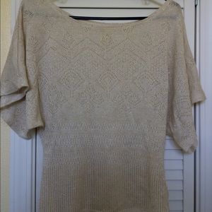 Shimmery gold blouse