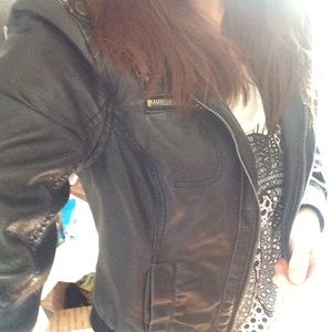 Delia's faux leather jacket