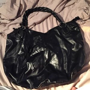 Black shoulder bag