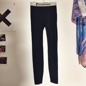 T BY ALEXANDER WANG black leggings