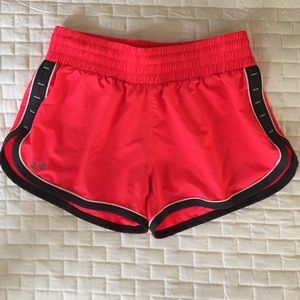 Neon Under Armour running shorts size S