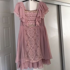 Ryu dusty rose dress