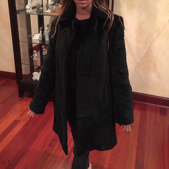 J Percy for Marvin Richards  black rabbit fur