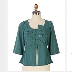 Anthropologie Flower Thicket Cardigan