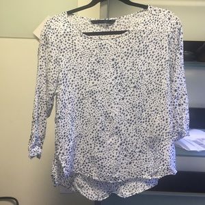 Zara basic lightweight top - star pattern