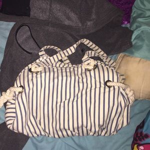 Blue and white striped Sonoma lifestyle