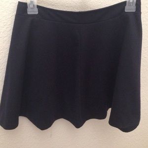 Navy blue skater skirt