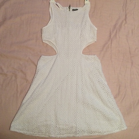 White cutout dress by Buffalo