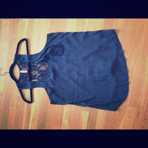 Black shirt with Lace