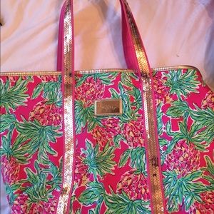 Lilly Pulitzer beach bag