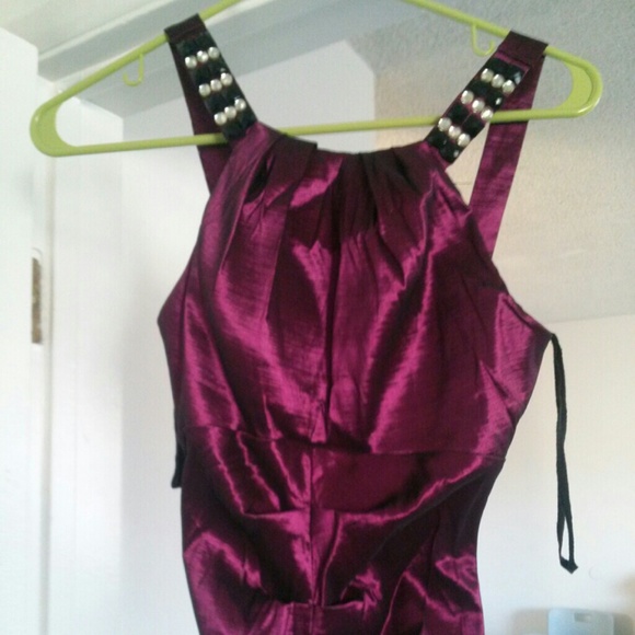 Long Purple Dress - Picture 3 of 4