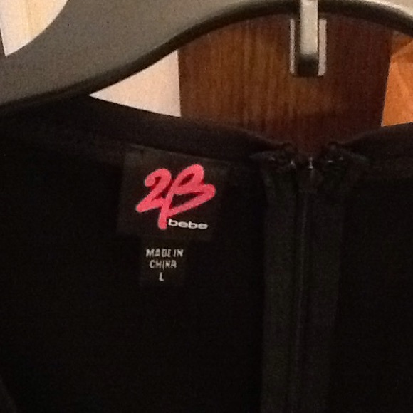 2bebe black dress size L - Picture 2 of 4