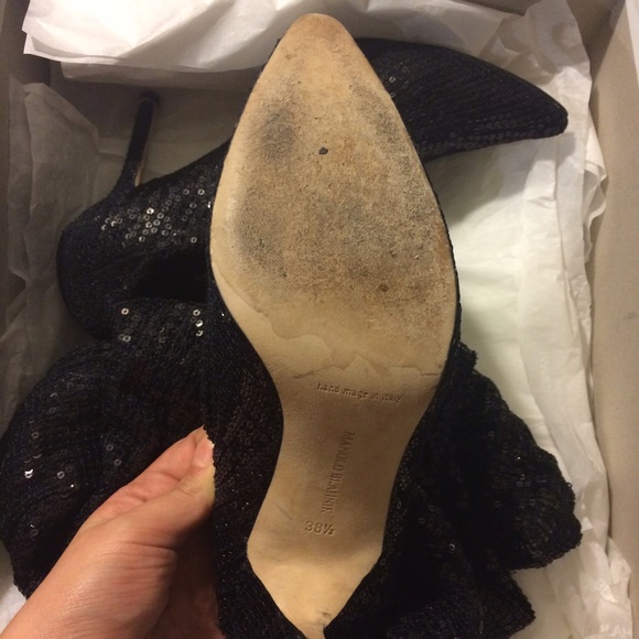 Manolo Blahnik sequin over the knee boots - Picture 3 of 3