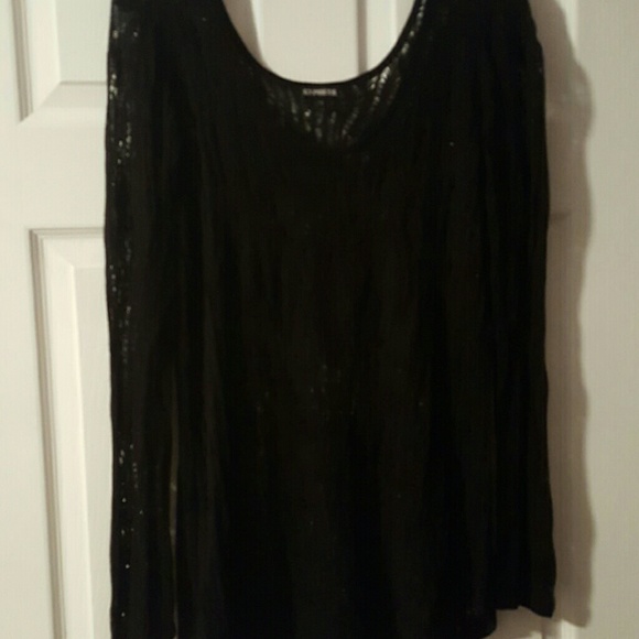 Black long sleeve express shirt