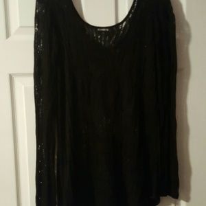 Black long sleeve express shirt