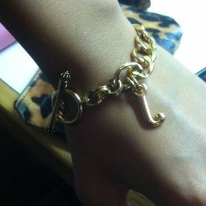 JUICY COUTURE gold charm bracelet