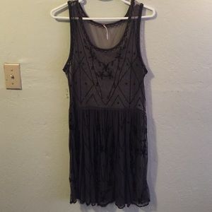 Free People Lace Beaded Dress!
