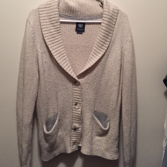 American Eagle Outfitters Sweaters - Cream shawl cardigan