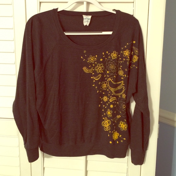Grey Designed Sweater