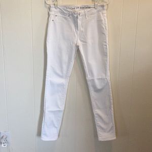Articles of society white skinny jeans size 27