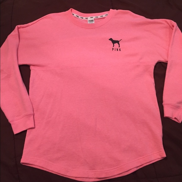 Vs pink leopard crew