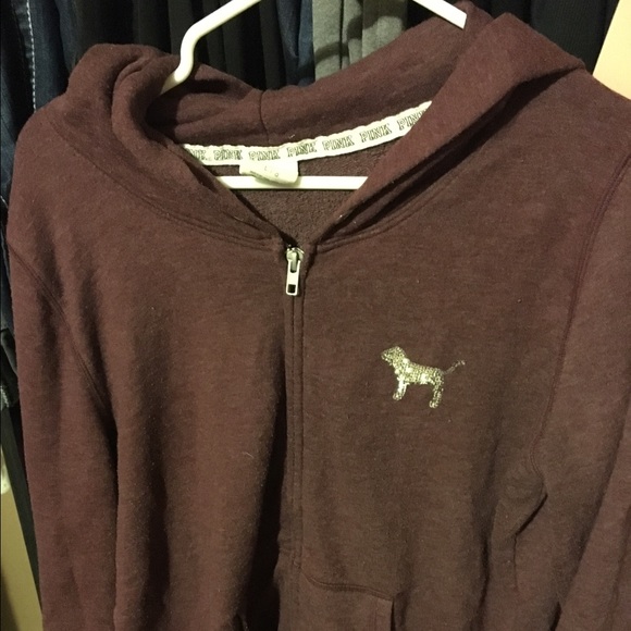 VS PINK zip up sweater