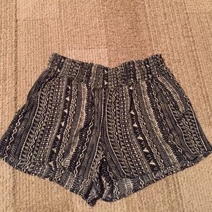 Aztec print shorts