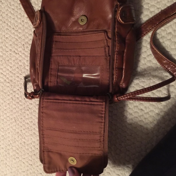 Brown small over the shoulder purse - Picture 2 of 4
