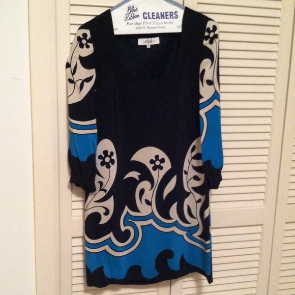Tibi size 2 long sleeve silk dress - Picture 1 of 4