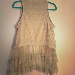 Lace vest