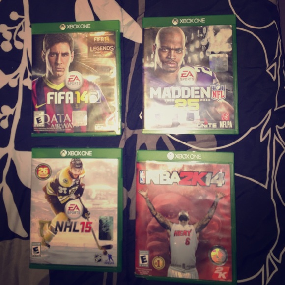 Lot of 4 Xbox one games used