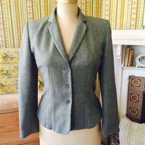 Green tweed jacket | SzM