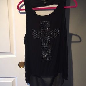 Cross tank top