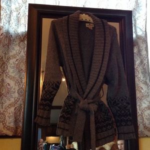Woolriich Snowflake Pattern Cardigan