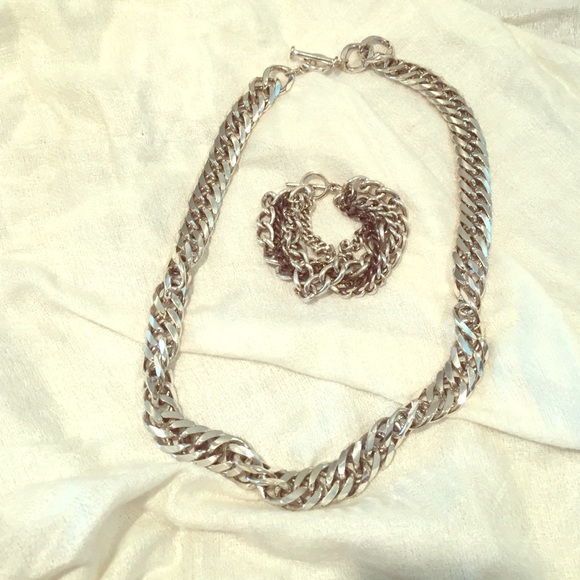 🚫🚫SOLD🚫🚫Allsaints Silver Chain Necklace
