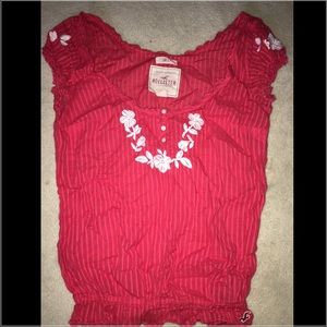 Hollister Short Sleeve Blouse