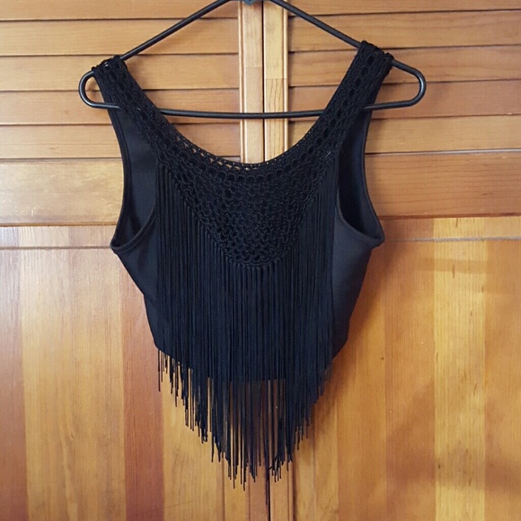 Fringe crop top