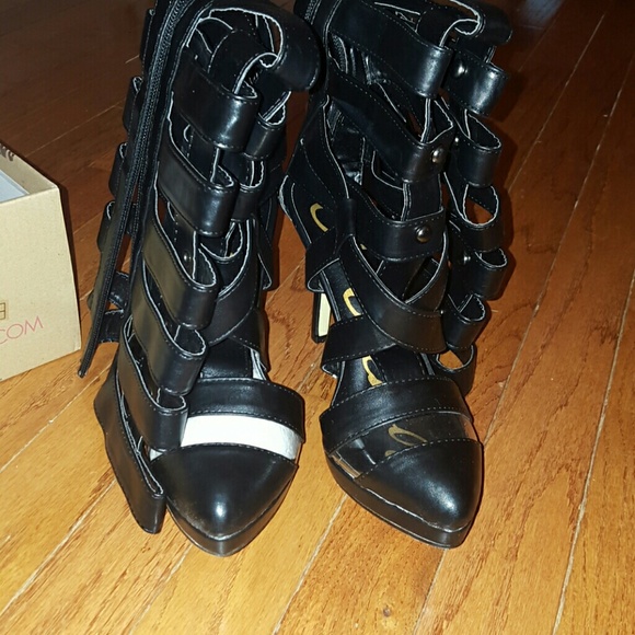 Gladiator High Heeled Boots NWOT