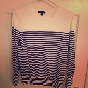 Stripped Blue& White Sweater