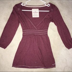Hollister Long Sleeve Knit Top