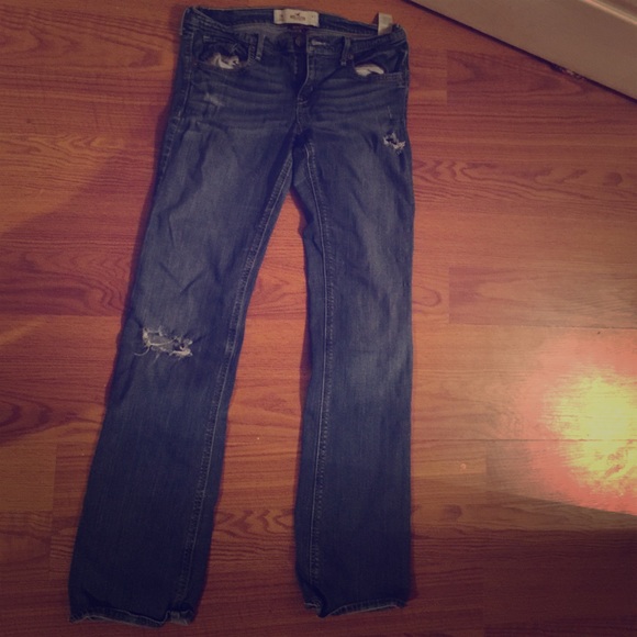 Hollister boot cut jeans.