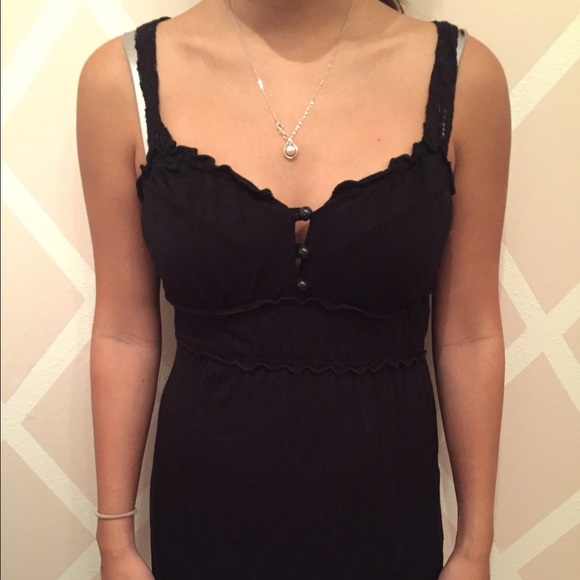 Black lace dress