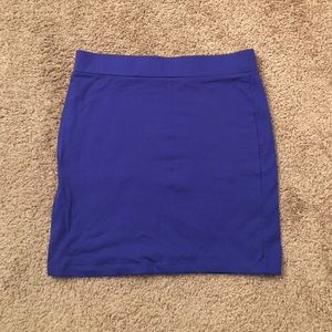 Royal blue color skirt