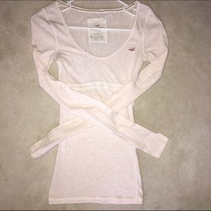 Hollister Long Sleeve Knit Top