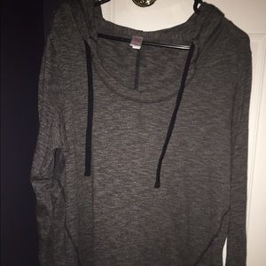 Lane Bryant Active hooded shirt