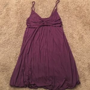 Purple tank top dress