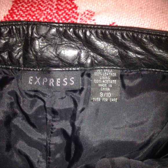 Leather Express Pants