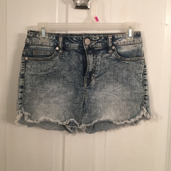 Love Fire blue jean shorts