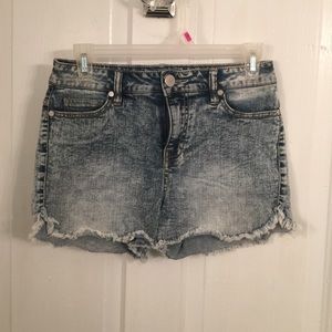 Love Fire blue jean shorts