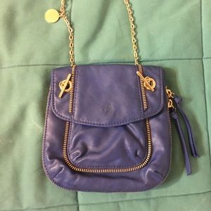 LOWER PRICE! Gianni Bini Cobalt Blue Leather Purse